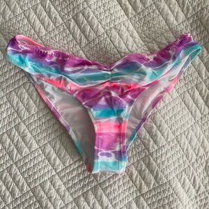 PINK Victoria's Secret Vibrant Tie-Dye Bikini Bottom
